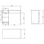 ΓΡΑΦΕΙΟ Rey Sonoma 100x50x74,5εκ - Image 6
