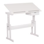 Γραφειο/Σχεδιαστηριο Ascent HM18289 MDF Σε Λευκο 109x55x87,5υεκ