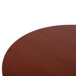 Γραφειο Συνεδριασεων Οβαλ Sienna HM2134.03 Ανθρακι Μελαμινη-Top Κερασι 240x120x75υεκ - Image 8