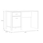 Γραφειο Terrano Riviera Oak Χρωμα 120x57x73εκ - Image 5