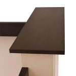 Γραφειο Υποδοχης Dalton HM2068.01 Μελαμινη Σε Wenge-Μπεζ 240x80x106υεκ. - Image 8
