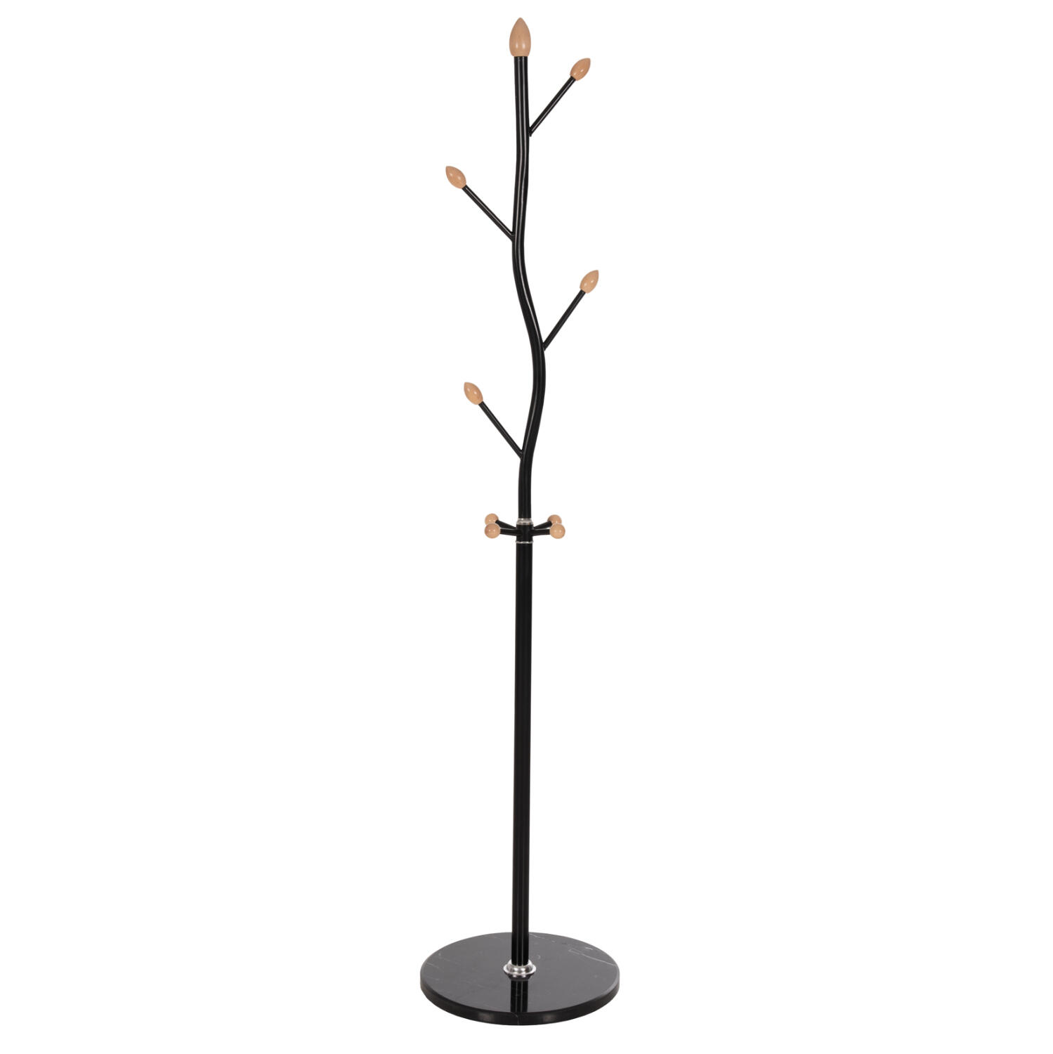 kalogeros-fb9957201-metallikos-8-simeion Καλογερος HM9572.01 Μεταλλικος 8 Σημειων Σε Μαυρο Χρωμα φ36x172yεκ. - Image 1