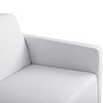 Καναπες 2θεσιος Nellie HM3159.22 Με Λευκο PU 113x71x71υ Εκ. - Image 5