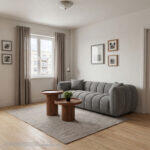 Καναπες 3-θεσιος Lykke HM3323.01 Γκρι Υφασμα 229x89x70υεκ - Image 2