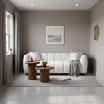 Καναπες 3-θεσιος Lykke HM3323.02 Εκρου Υφασμα 229x89x70υεκ - Image 2
