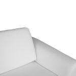 Καναπες 3θεσιος Kenzie HM3121.32 Με Λευκο PU 190x81x81 Εκ. - Image 5
