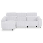Καναπες Αριστερη Γωνια 3θ Με Recline Valente HM3317.01L Ανοιχτο Γκρι Υφασμα 275x160x104yεκ - Image 4