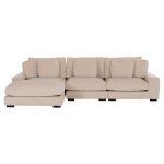 Καναπες Αριστερη Γωνια Cranfield HM3287.02L Μπεζ Ριγε Υφασμα 315x167(γωνία)x67υεκ. - Image 4