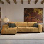 Καναπες Αριστερη Γωνια Fylliana Orion Ωχρα Χρωμα 300x200x70εκ - Image 2