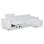 Καναπες Δεξια Γωνια 3θ Με Recline Valente HM3317.01R Ανοιχτο Γκρι Υφασμα 275x160x104yεκ