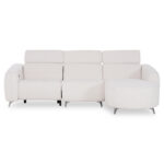 Καναπες Δεξια Γωνια 3θ Με Recline Valente HM3317.02R Μπεζ Υφασμα 275x160x104yεκ - Image 4
