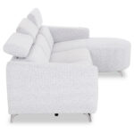 Καναπες Δεξια Γωνια 3θ Με Recline Valente HM3317.01R Ανοιχτο Γκρι Υφασμα 275x160x104yεκ - Image 5