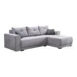 Καναπες Δεξια Γωνια Figo Γκρι-Σκουρο Γκρι 274x179x83εκ