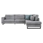 Καναπες Δεξια Γωνια Fylliana New Anvers Γκρι Χρωμα 303x228x86εκ - Image 2