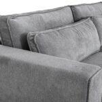 Καναπες Δεξια Γωνια Fylliana New Anvers Γκρι Χρωμα 303x228x86εκ - Image 4