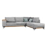 Καναπες Fylliana Angelo Δεξια Γωνια Γκρι 300x230x95
