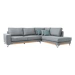 Καναπες Fylliana Loftio Δεξια Γωνια Γκρι Χρωμα 280x220x95εκ