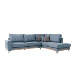Καναπες Fylliana Phoenix Δεξια Γωνια Light Blue 280x220x95