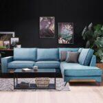 Καναπες Fylliana Phoenix Δεξια Γωνια Light Blue 280x220x95 - Image 2