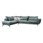 Καναπες Fylliana Renata Αριστερη Γωνια Mint Με Ice Μαξιλαρια 340x240