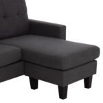 Καναπες Γωνια Αναστρεψιμη Meggy HM3297.11 Γκρι Υφασμα 184.5x75-129x86yεκ. - Image 8