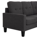 Καναπες Γωνια Αναστρεψιμη Meggy HM3297.11 Γκρι Υφασμα 184.5x75-129x86yεκ. - Image 9