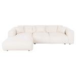 Καναπες Γωνια (Αριστερη) Bricken HM3275.02L Λευκο Υφασμα 110-282x98-160x72υεκ. - Image 4