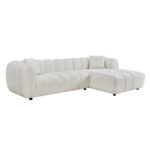 Καναπες Γωνια (Δεξια) Lykke HM3326.02R Εκρου Υφασμα 280x89-165(η γωνία)x70υεκ