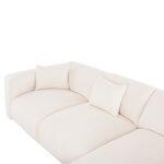 Καναπες Γωνια Bricken HM3275.02R Λευκο Υφασμα 110-282x98-160x72υεκ. - Image 9