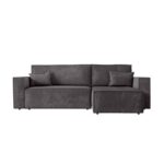 Καναπες Γωνια Fylliana New Isabella Γκρι Χρωμα Υφασματος 270x160x90εκ - Image 3