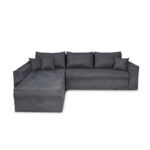 Καναπες Γωνια Fylliana Olymp 23 Γκρι 280x210x80εκ - Image 3