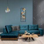 Καναπες Γωνια Murcia Navy Blue-Σκουρο Γκρι Αριστερη Γωνια 280*220 - Image 3