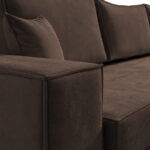 Καναπες Γωνια Fylliana Olymp 4 Καφε 280x210x80εκ - Image 5