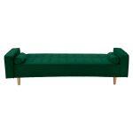 Καναπες Κρεβατι Salvador HM3150.13 Βελουδο Κυπαρισσι 223x90x80y Εκ. - Image 5