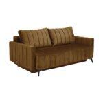 Καναπες Κρεβατι Fylliana Comfort Ωχρα Χρωμα 235x104x80εκ