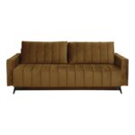 Καναπες Κρεβατι Fylliana Comfort Ωχρα Χρωμα 235x104x80εκ - Image 3