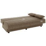 Καναπες Κρεβατι Andri Τριθεσιος Καφε HM3239.02 180x72x77υ Εκ. - Image 3