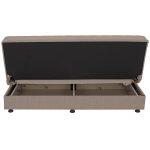 Καναπες Κρεβατι Andri Τριθεσιος Μπεζ HM3239.04 180x83x74υ Εκ. - Image 5