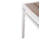 Καρεκλα Αλουμινιου Saga HM6063.01 Λευκη Με Polywood 46x52x86υεκ. - Image 9
