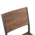 Καρεκλα Αλουμινιου Saga HM6063.02 Σκουρο Γκρι Με Polywood 46x52x86υεκ. - Image 7