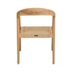 Καρεκλα Απο Μασιφ Ξυλο Ash Wood Με Μπρατσα Fylliana "Willow" Φυσικο Χρωμα 56x56x78εκ - Image 5