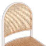 Καρεκλα Απο Οξια Σε Λευκο-Rattan Μπεζ HM9407.03 43x50x87yεκ. - Image 7