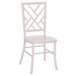 Καρεκλα Απο Ξυλο Τοον White Wash 44.5x48x96υεκ.hm9410.05