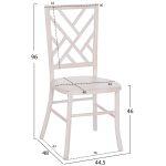 Καρεκλα Απο Ξυλο Τοον White Wash 44.5x48x96υεκ.hm9410.05 - Image 2