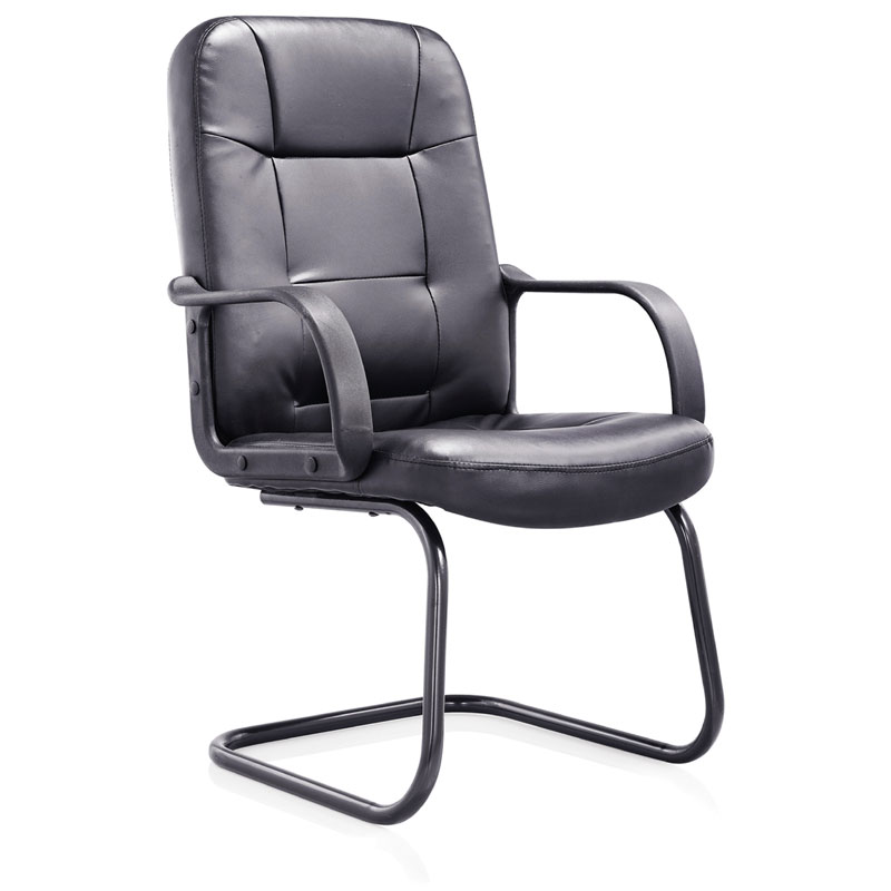 karekla-episkepti-6026-mayro-technoderma-6158101-2 Καρεκλα Επισκεπτη Fylliana 6026 Μαυρο Τεχνοδερμα 61x58x101εκ - Image 1