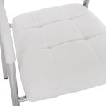 Καρεκλα Γραφειου Επισκεπτου Oberon HM1018.02 Ασπρο PU 51x52x88yεκ. - Image 7