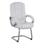 Καρεκλα Dhara Με PU Λευκο Sora HM1144.02 63χ67χ112 Εκ