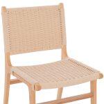 Καρεκλα Ignacio Rubberwood Σχοινι Φυσικο HM9330.01 50x60x87υεκ. - Image 7