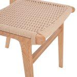 Καρεκλα Ignacio Rubberwood Σχοινι Φυσικο HM9330.01 50x60x87υεκ. - Image 9