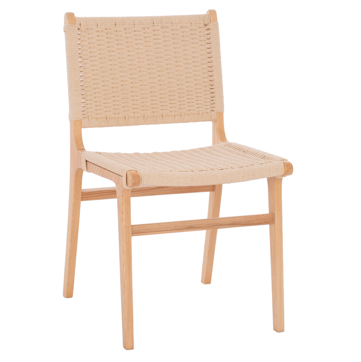 karekla-esoterikoy-choroy-fb9933001-rubb Καρεκλα Ignacio Rubberwood Σχοινι Φυσικο HM9330.01 50x60x87υεκ. - Image 1